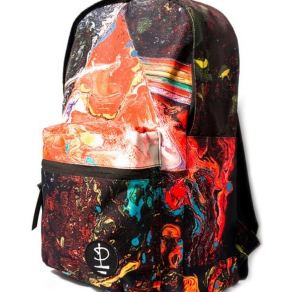 Pink Floyd Watercolor Dark Side of the Moon Backpack - Picture 2 of 7